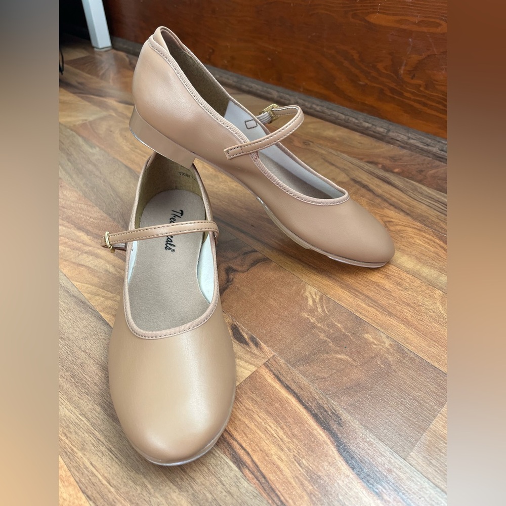 Women’s Classic Tan Mary Jane Tap Dance Shoes